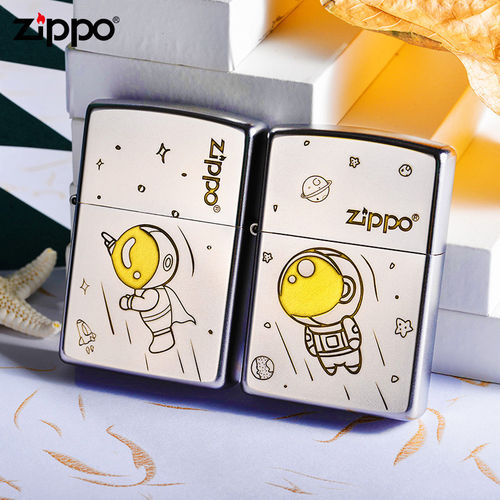 Zippo之宝打火机205常规太空人探索者系列防风煤油男士送礼zippo