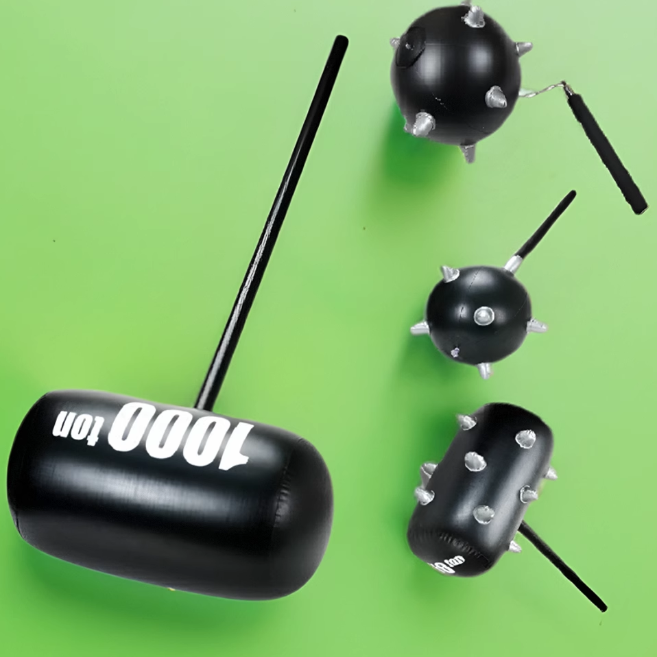 公司团建接龙抢答游戏舞台节目婚庆道具充气大黑锤 狼牙钉 流星球,节庆用品/礼品,充气用品,淘宝优惠券,粉丝福利购,淘宝优惠卷