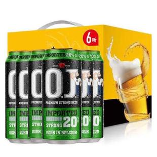 O.J.烈性啤酒高浓度喜歌OJ原装进口烈性礼盒装20度啤酒500mlx6瓶
