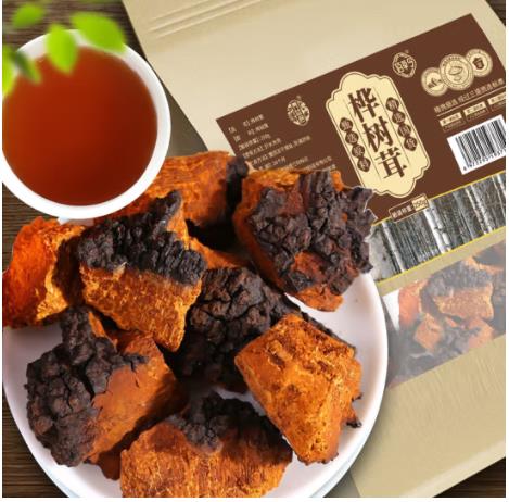 养益君桦树茸250g正宗黑皮颗粒