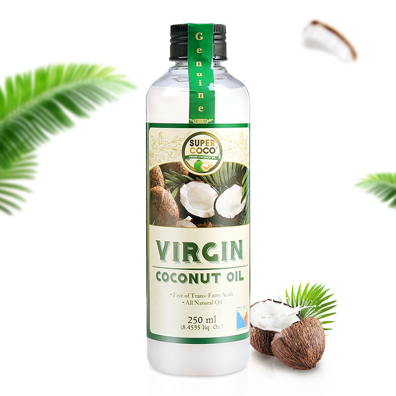 菲律宾原装进口 椰来香(supercoco)天然冷压榨 椰子油 250ml