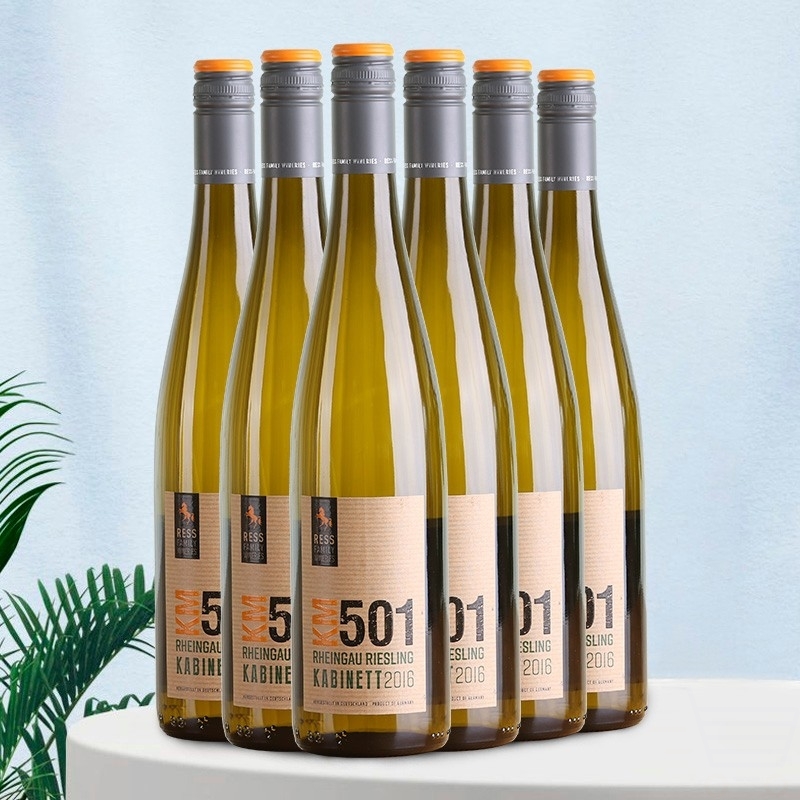 德国原瓶进口KM501雷司令白葡萄酒 750ml*6支联盟酒庄莱茵高珍藏