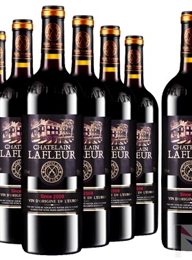 拉斐庄园特选2008原酒进口红酒干红葡萄酒750mlx6瓶黑色整箱商务