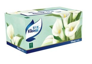舒洁Kleenex抽纸纸巾经典盒纸面巾纸餐巾纸盒抽200抽*3盒随机包装