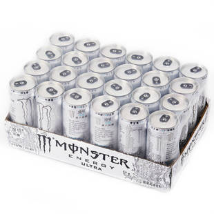 ultra 24罐 330ml monster 包邮 无糖 整箱装 魔爪超越 能量饮料