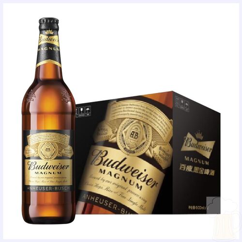 甄选百威budweiser黑金啤酒12