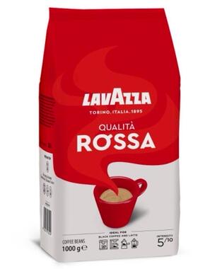 意大利原装拉瓦萨LAVAZZA乐维萨Rossa罗萨咖啡豆1千克可研磨1kg