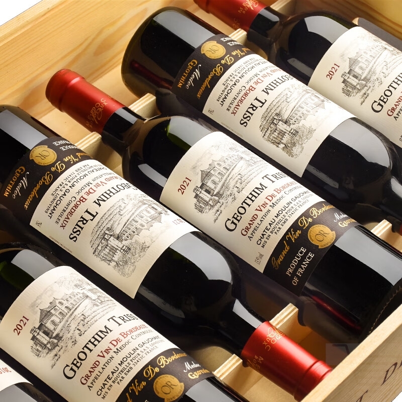 法国原瓶进口干红葡萄酒 特莉丝超波AOC红酒礼盒750ml*6支整箱