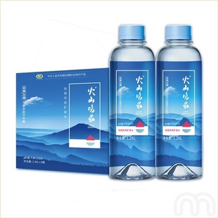 火山鸣泉饮用天然矿泉水经典1.26升*6大瓶整箱含矿物小苏打弱碱性