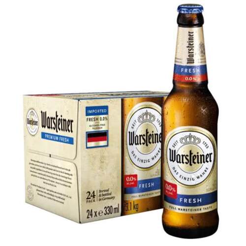 warsteiner无醇啤酒330ml*24瓶