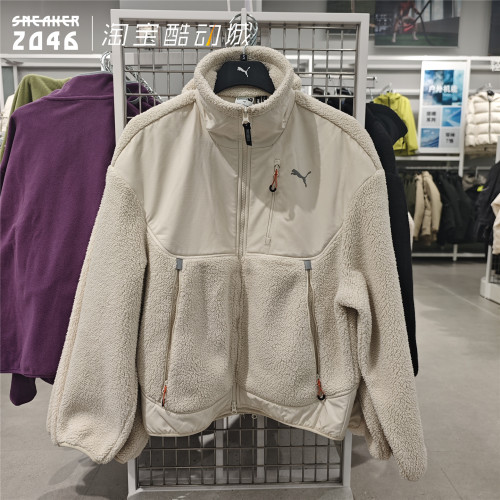 男女加绒保暖摇粒绒休闲棉服外套