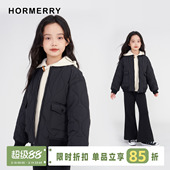 赫米童装 儿童棒球服棉服中大童夹棉外套棉衣百搭 2025秋冬新款