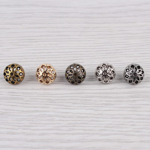 金属纽扣衬衫衬衣扣子旗袍国风扣古金色古银色金色镂空扣服装辅料