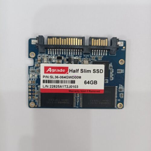 Agrade工业级 Half-Slim固态硬盘64GB 宽温MLC  SL36-064GWD00M