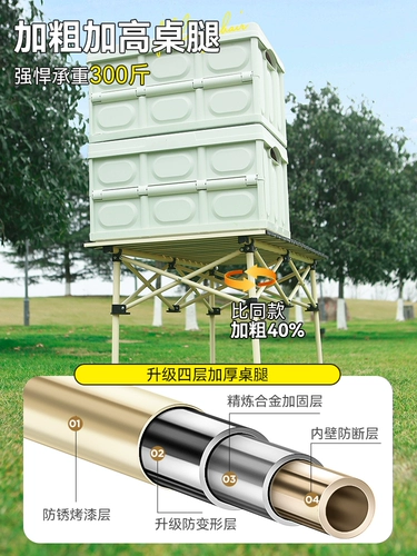 Дорожный складной портативный стол для пикника для стола для кемпинга, комплект, снаряжение