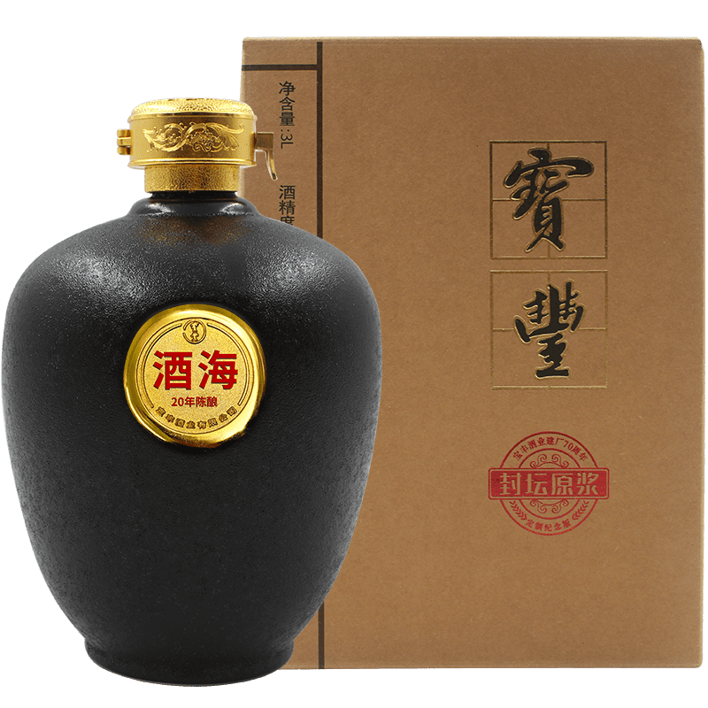 【酒厂自营】宝丰封坛原浆 酒海20年陈酿63度3000ml礼盒装清香酒