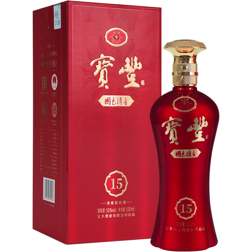 宝丰国色清香陈坛1550度500ml