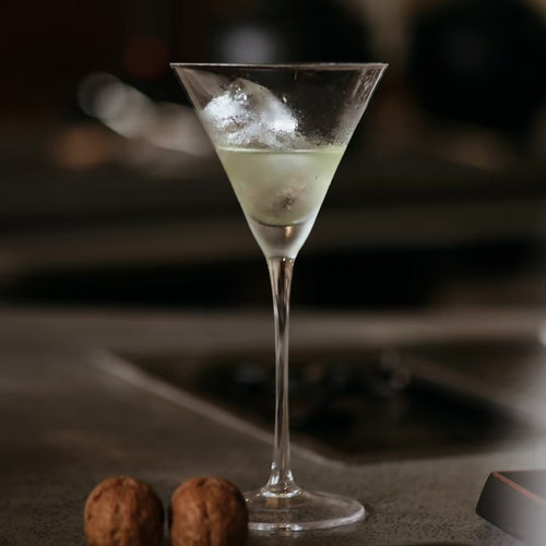 酒吧日式V型喇叭马天尼杯 鸡尾酒杯子马提尼杯木村水晶高脚杯