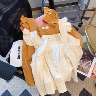 木耳边娃娃衫 新款 法式 百搭方领背心吊带 女小飞袖 女装 大码 2025夏季