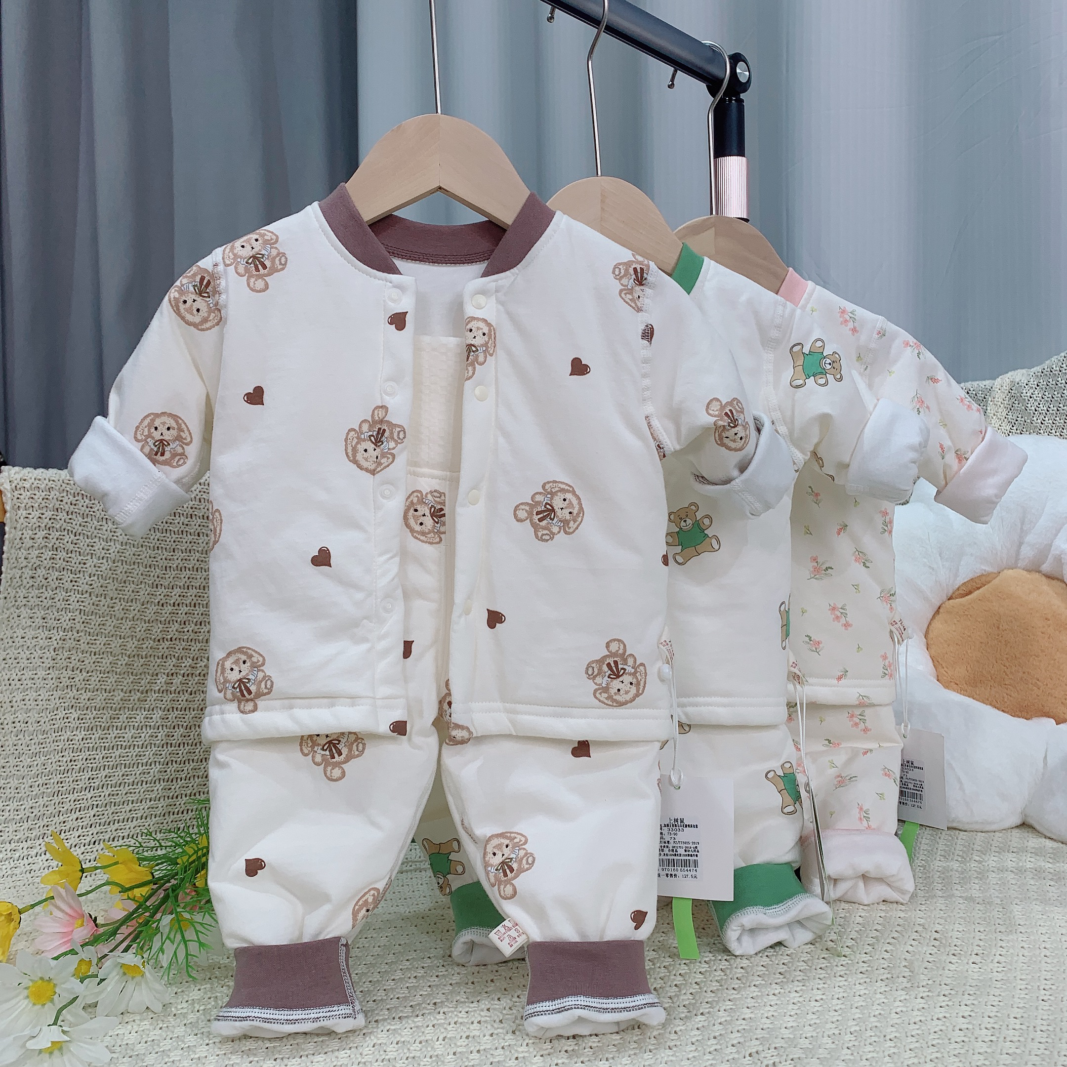 宝宝秋冬薄棉衣服33033婴幼儿男女棉衣保暖薄棉婴童外套内胆