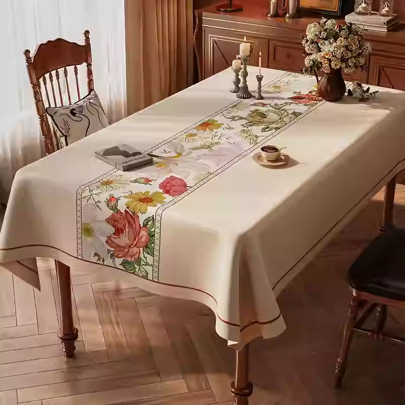 美式桌布防水防油免洗