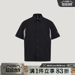 adidas阿迪达斯男子运动休闲短袖衬衫KY5646