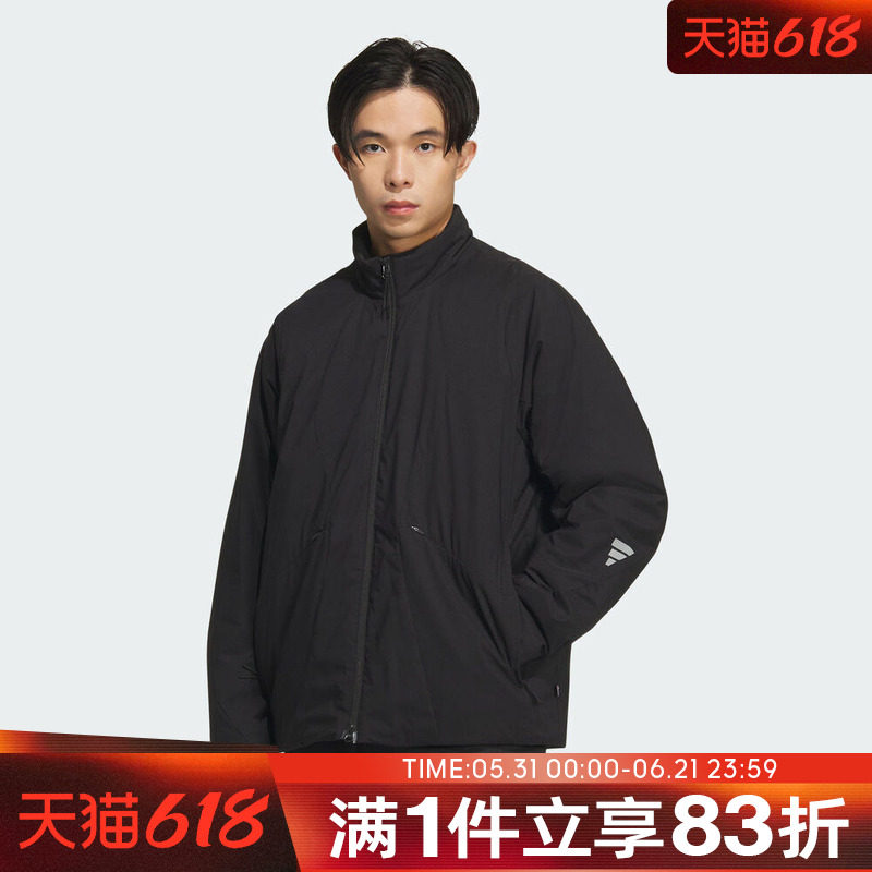 adidas阿迪达斯男子FOS运动休闲立领棉服外套KC2567