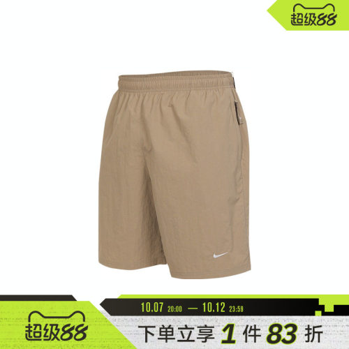 NIKE耐克2025男子美式复古运动裤休闲宽松短裤DX0750-247