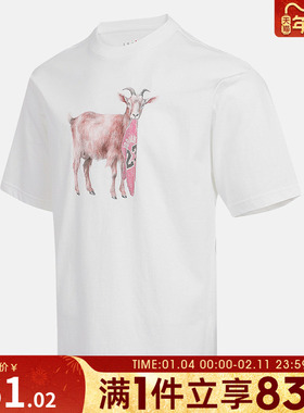 NIKE耐克男子ASMJ NC GOAT SSCREW运动休闲短袖T恤IF0787-100