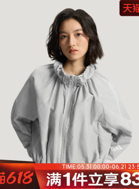 adidas阿迪达斯FOS女子外套先锋攻壳机能夹克梭织宽松上衣KU5431