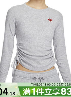 NIKE耐克女子AS W NSW RIB LS MD CRP TOP 运动长袖T恤HV8728-063