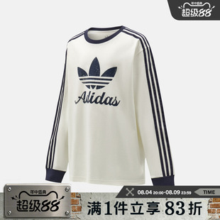 adidas阿迪达斯三叶草儿童JB LS TEE时尚运动休闲长袖T恤LE1381