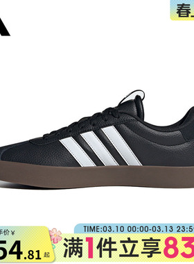 adidas阿迪达斯男鞋VLCOURT3.0SPWFTW女子黑色运动休闲鞋ID6286