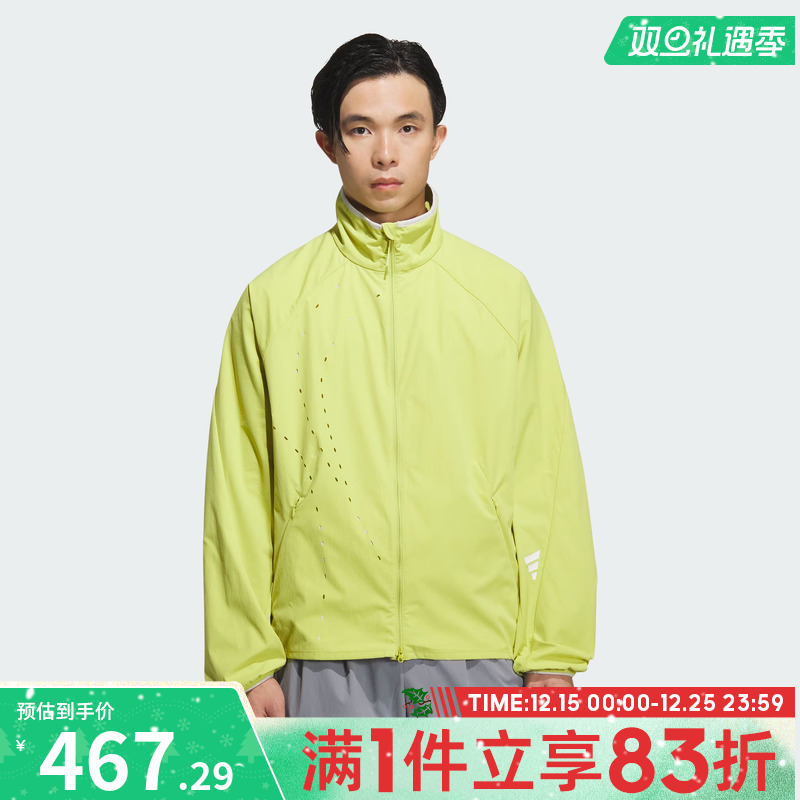 adidas阿迪达斯男子FUSTL M WV JKT1运动健身夹克外套KC9814