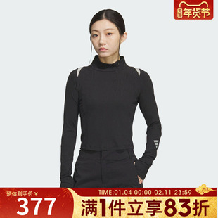 adidas阿迪达斯女子FOS运动休闲修身长袖T恤KS0060