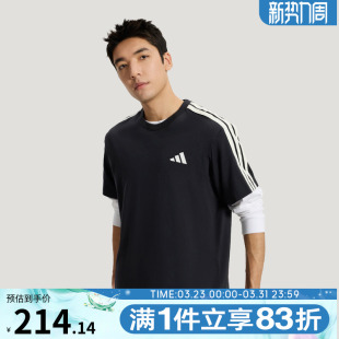 TEE运动休闲短袖 T恤KR2490 3ST adidas阿迪达斯男子ST