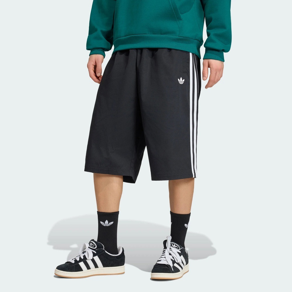 adidas阿迪达斯三叶草男子基础款复古宽松运动休闲短裤中裤KR1389