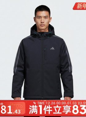 adidas阿迪达斯男子TH SOFTSHELL JK运动健身夹克外套KR2498