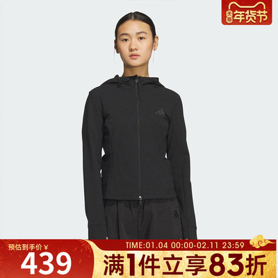 adidas阿迪达斯女子WS SOFT SHELL J运动健身夹克外套KF2671