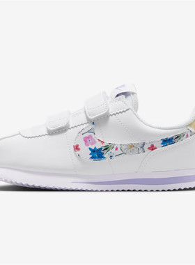 NIKE耐克小童鞋NIKE CORTEZ SE FL(PSV)运动休闲鞋IO9257-100