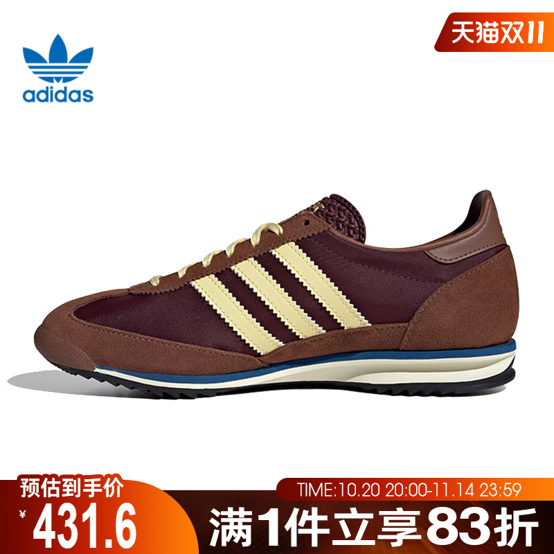 adidas Originals阿迪三叶草女子SL 72 OG复古运动休闲鞋IE3425