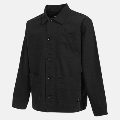 VANS范斯男子Drill Chore Canvas运动夹克外套VN000KV1BLK