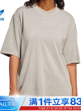 adidas阿迪达斯三叶草女子GRAPHICTEE运动休闲短袖T恤JI5730