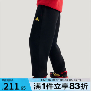 KV6976 adidas阿迪达斯男小童运动训练休闲针织收口长裤