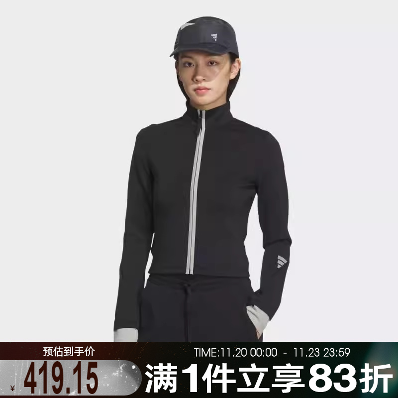 adidas阿迪达斯女子FOS W SWT CREW运动健身夹克外套KS3332