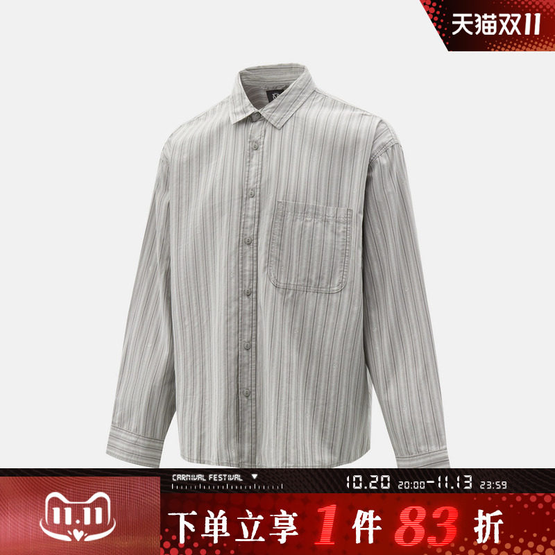 VANS范斯男子Vans X Rowan Stripe运动休闲长袖衬衫VN000ZY5LTG