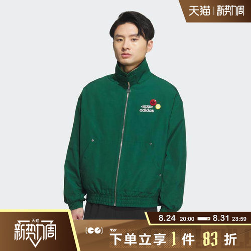 adidas阿迪达斯三叶草男子运动休闲夹克外套KC0136