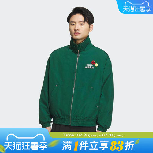 adidas阿迪达斯三叶草男子运动休闲夹克外套KC0136