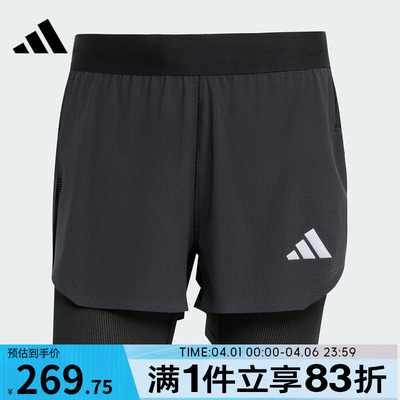 adidas阿迪达斯男子adi365 2in1 M运动休闲短裤KE2286