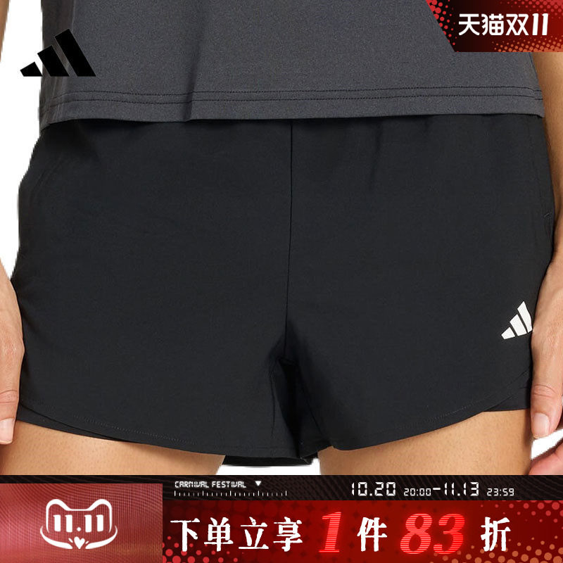 adidas阿迪达斯女子WE MIN 2IN1 SH运动休闲短裤KB1242